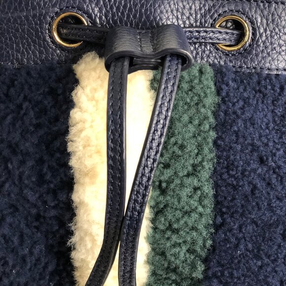 Tory Burch Shearling Bucket Bag - Picture 6 of 12
